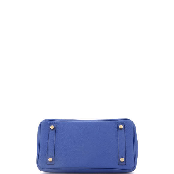Hermes Birkin 25 Blue Togo with Gold Hardware - Picture 5 of 8